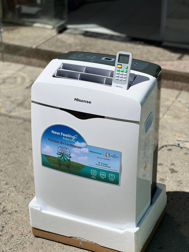 کولر گازی پرتابل هایسنس مدل AP-12HW4RNPS00 ظرفیت ۱۲۰۰۰ BTU